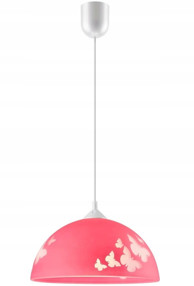 Lampa wisząca sufitowa RÓŻOWE dziecięca NOWOCZESNA