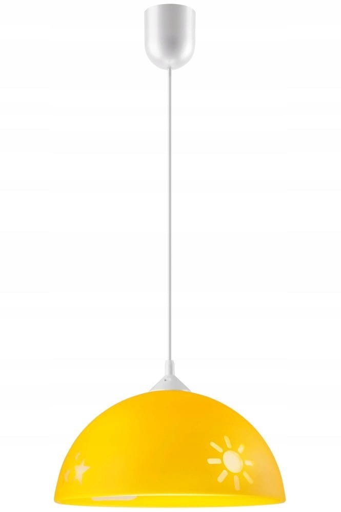 Lampa wisząca sufitowa ŻÓŁTA dziecięca NOWOCZESNA