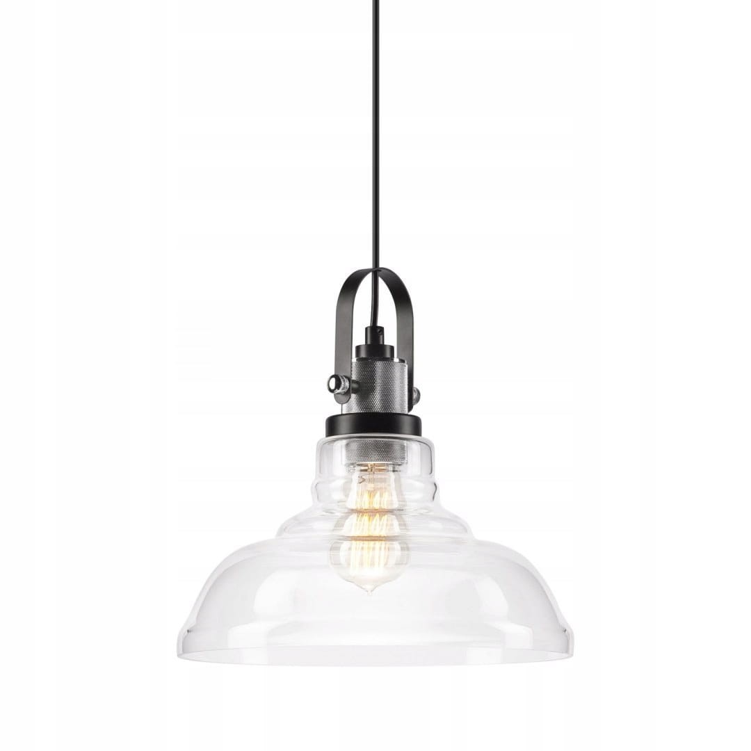 Lampa WISZĄCA SUFITOWA LUX Żyrandol CHROM LOFT LUX