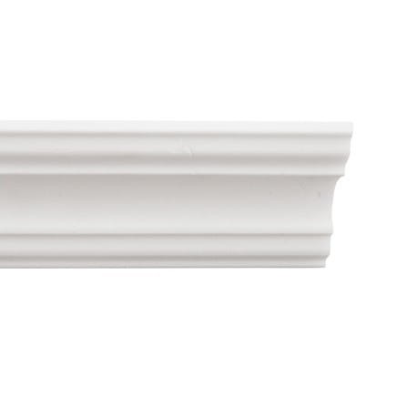 Listwa przysufitowa faseta polistyren 2mb A50 - Wysokość: 50 mm Szerokość: 50 mm 