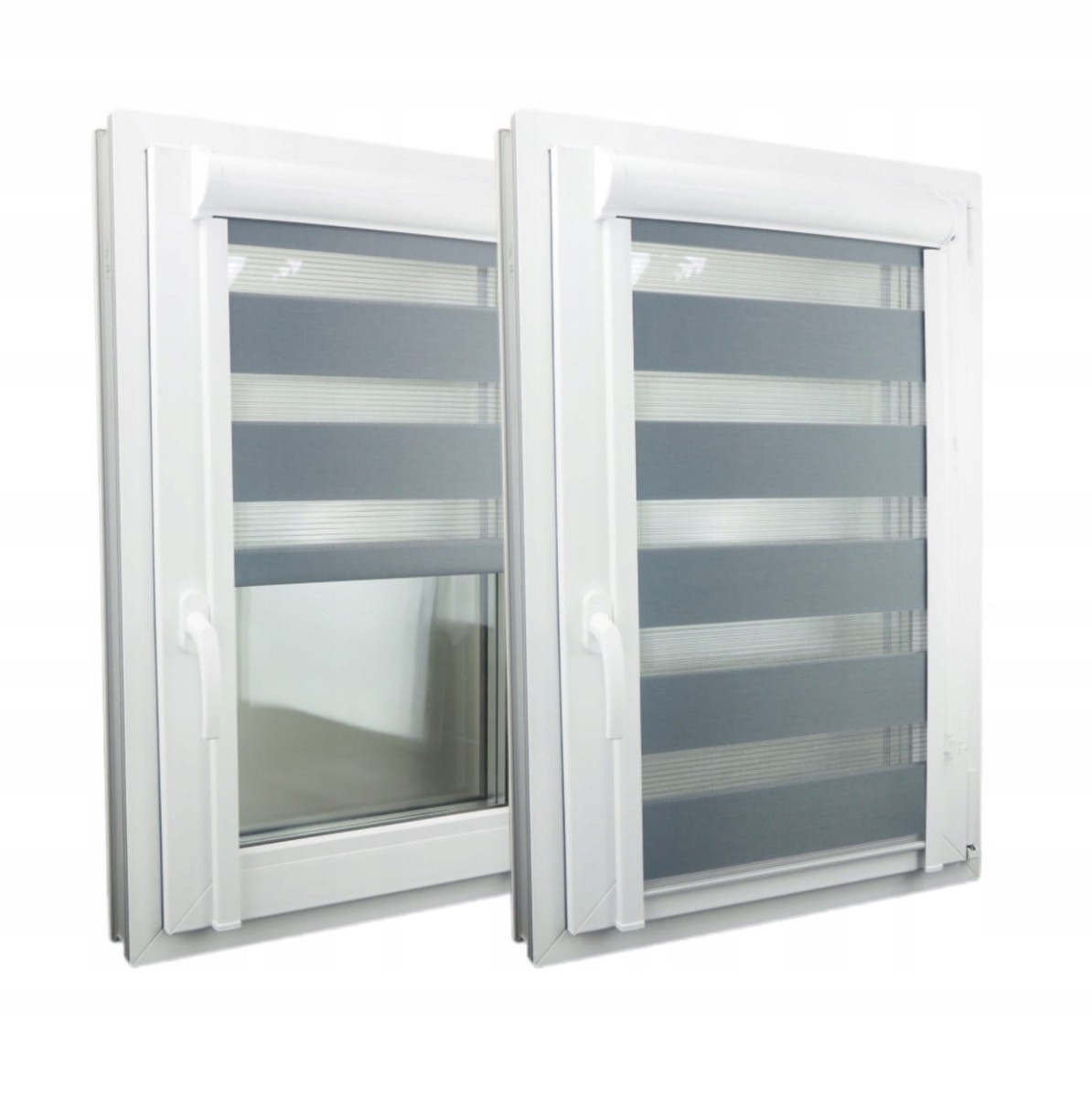 Roleta Dzień Noc w kasecie na Wymiar  z PROWADNICAMI 