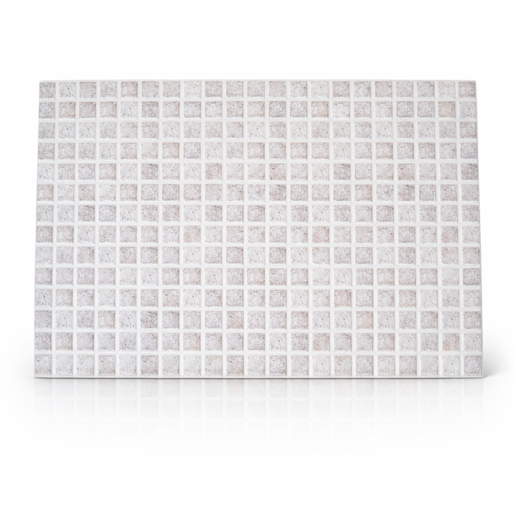 Mozaika ŚCIENNA Mozaiki Panel PCV Dekoracyjne Beżowy Kamień 48x96 cm