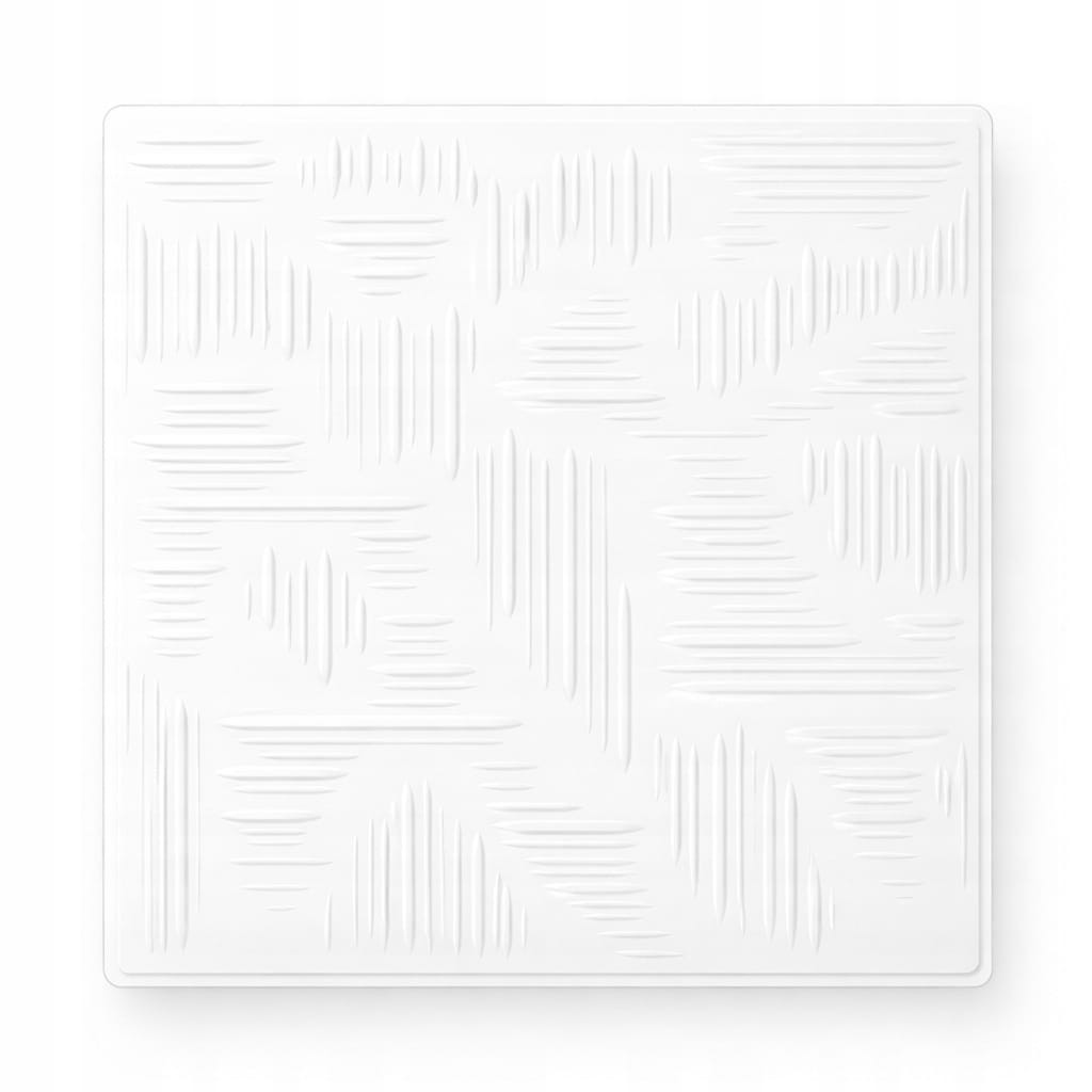 PANELE ścienne Kasetony kaseton do Sypialni Sufitowe BIAŁY 3D 50x50 cm