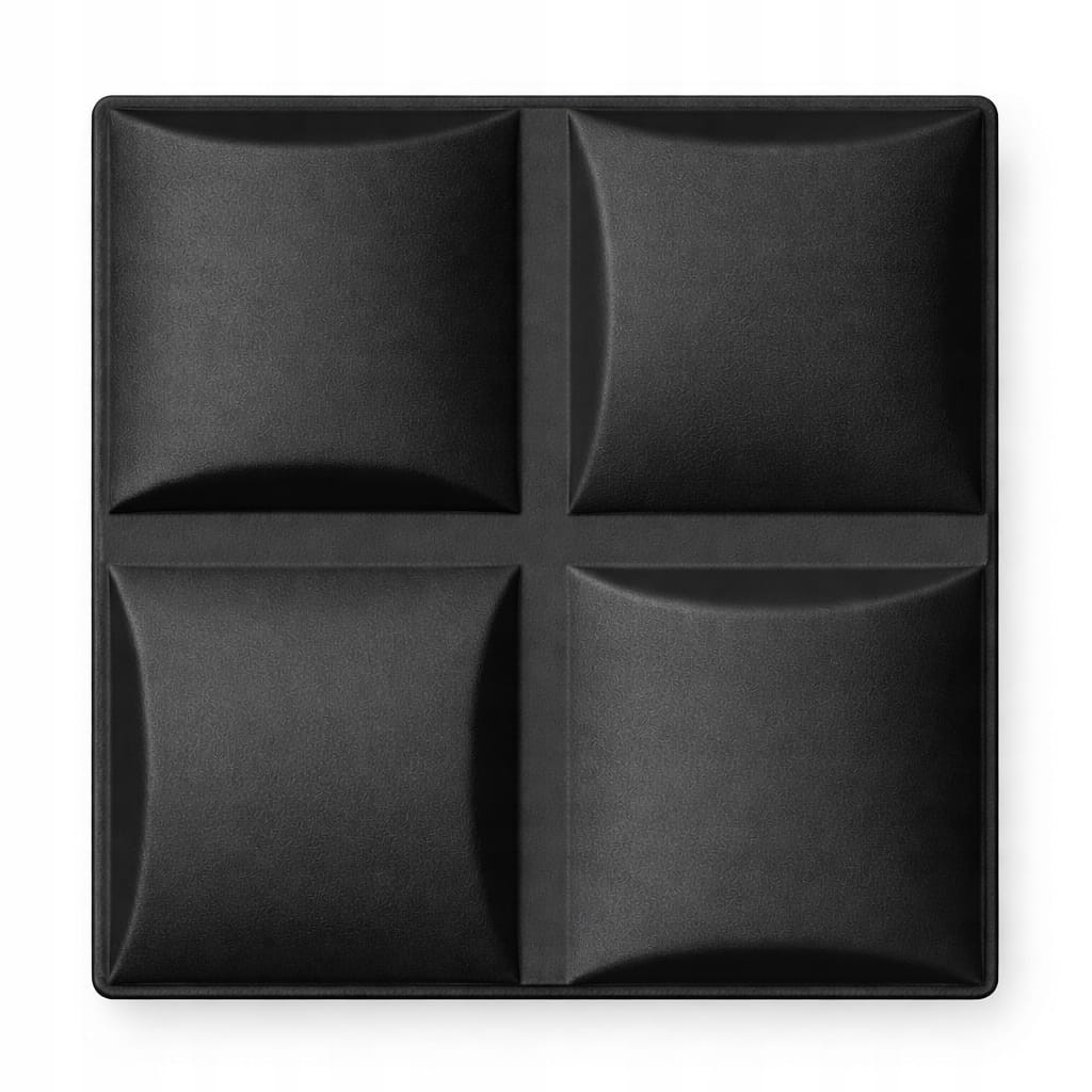 PANELE ścienne Kasetony kaseton Dekoracyjne Sufitowe CZARNY 3D 50x50 cm