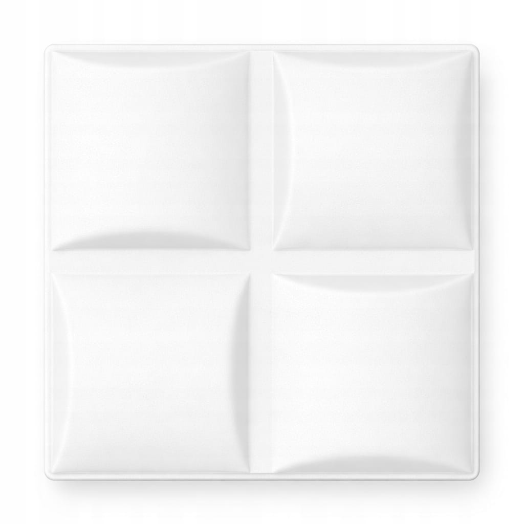 PANELE ścienne Kasetony kaseton Dekoracyjne Sufitowe BIAŁY 3D 50x50 cm