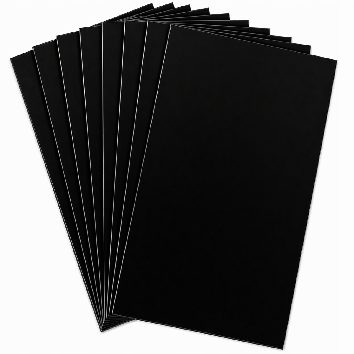 PANEL Panele Ścienne ŚCIENNY PCV SAMOPRZYLEPNY Dekoracyjny Płytki CZARNY
