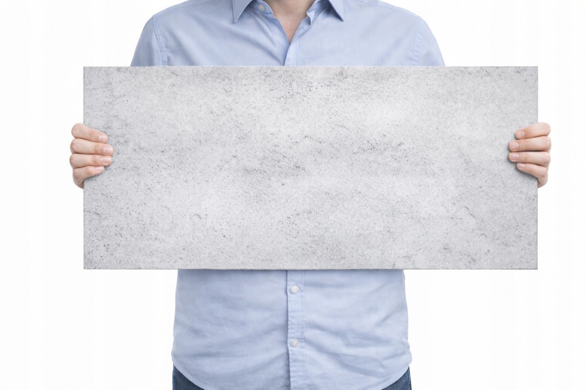 PANELE ŚCIENNE Beton POPIEL ARCHITEKTONICZNY kasetony Panel 100x50cm 10szt