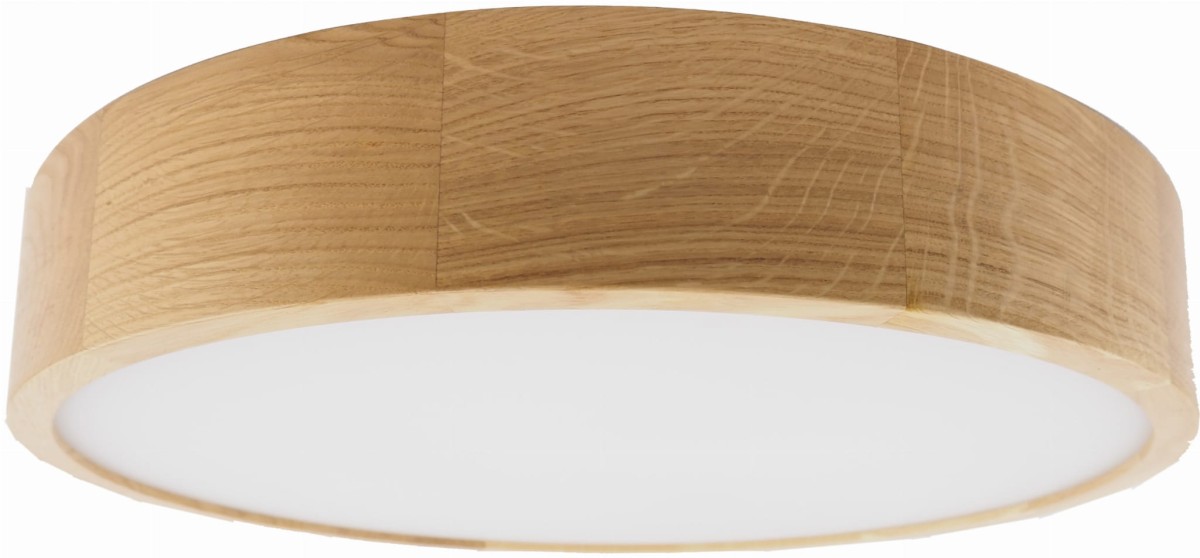 Plafon DREWNIANY Lampa Panel SUFITOWA led DĄB OSLO 47cm