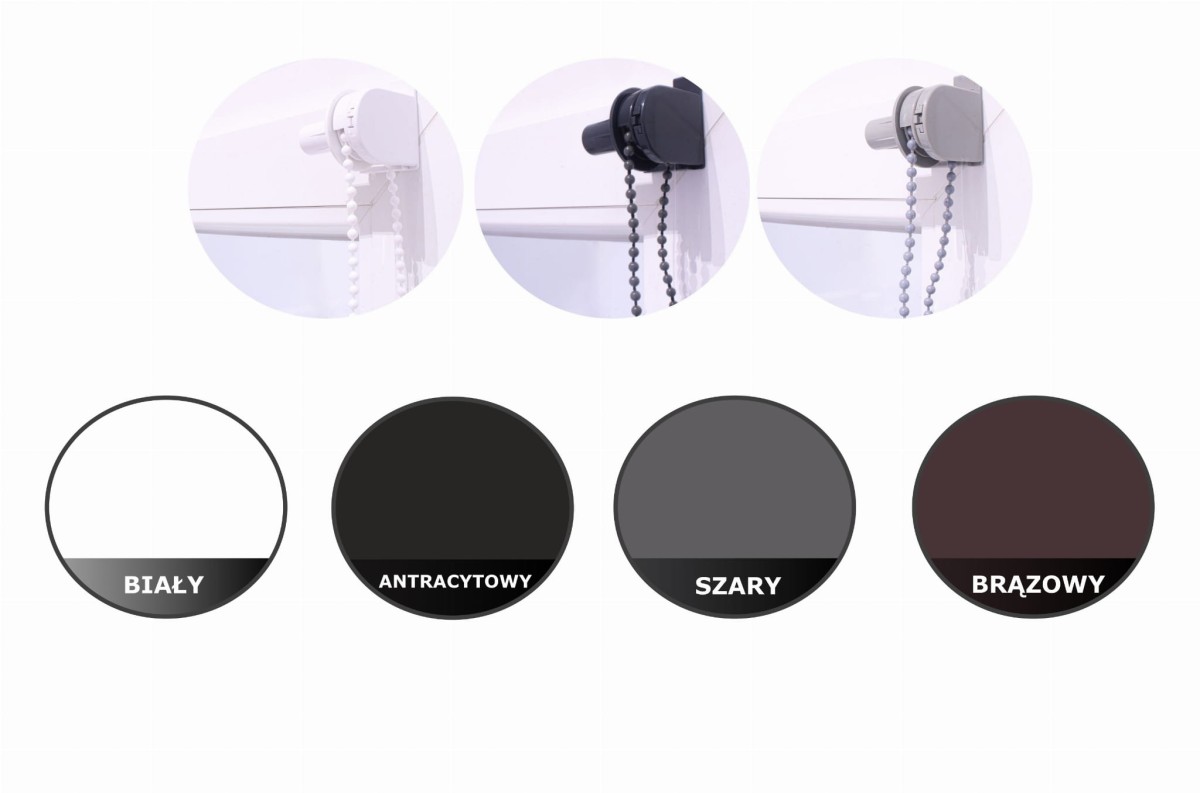 MECHANIZM DO ROLETY DZIEŃ NOC ZESTAW TRZY KOLORY